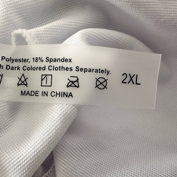 Tankini Swim Top floral blue/white built in bra removable cups size 2XL - Picture 12 of 14